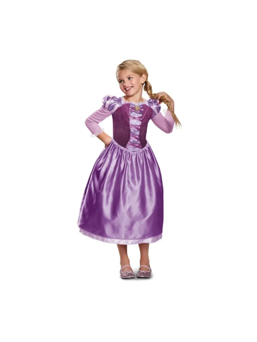 Disney Rapunzel Day Dress Classic Costume For Girls